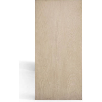 Pelagic Console Table by Jonathan Charles in white washed oak. Made from main oak veneer in a unique style.