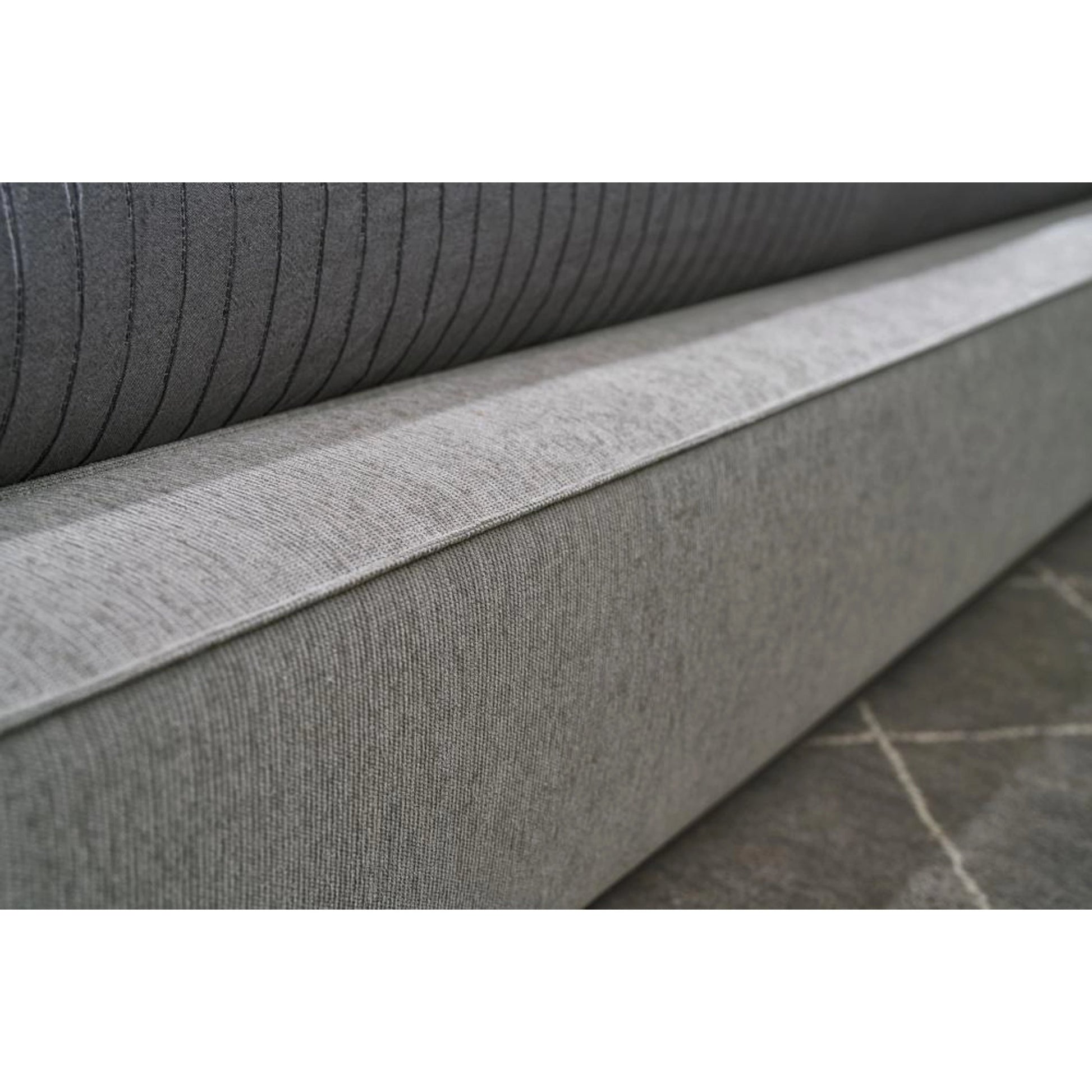 Zest Wide Upholstered Bed by Zest. Made from rubberwood, fabric in a modern style.