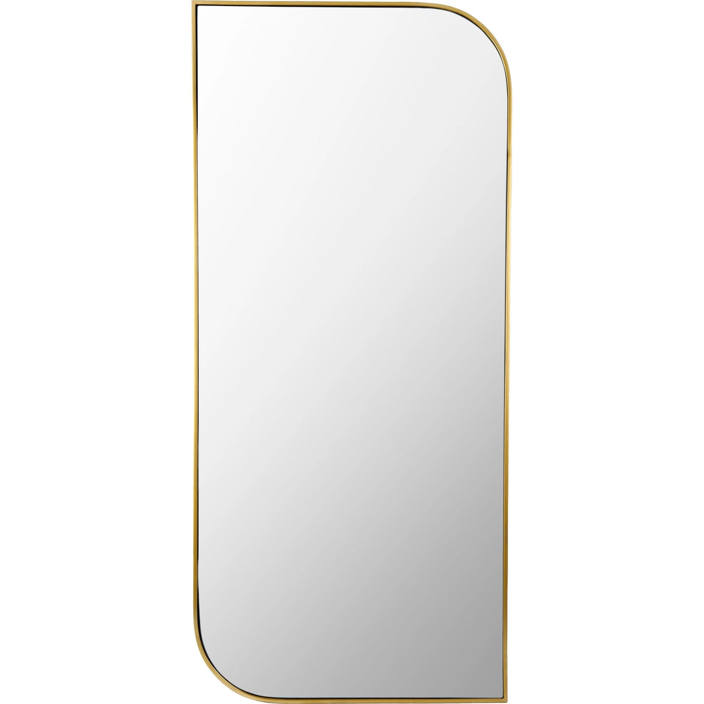 001 SI-1948563 | Primary Silo | Sweyn Mirror by Surya in gold. Made from frame: metal, substrate: manufactured wood in a modern style.