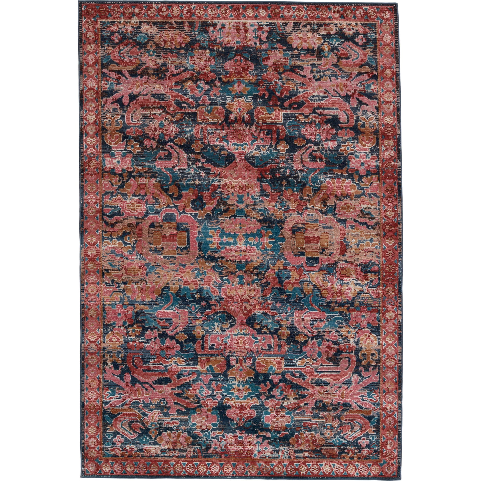 Swoon SWO05 Indoor/Outdoor Rug by Jaipur Living in pink, blue. Made from unique in a unique style.