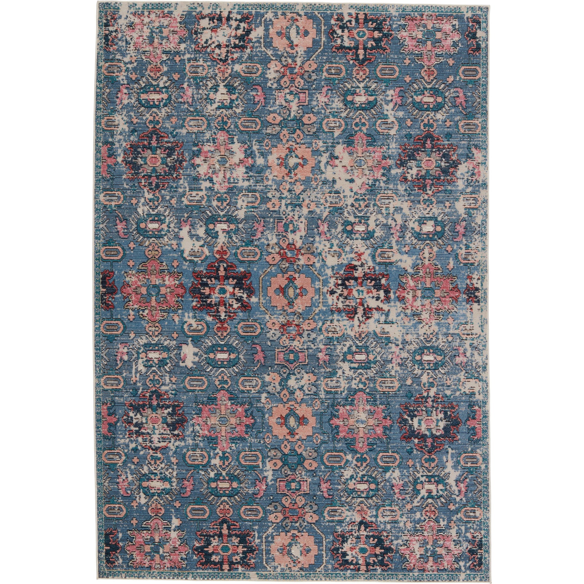 Swoon SWO10 Indoor/Outdoor Rug by Jaipur Living in blue, pink. Made from unique in a unique style.