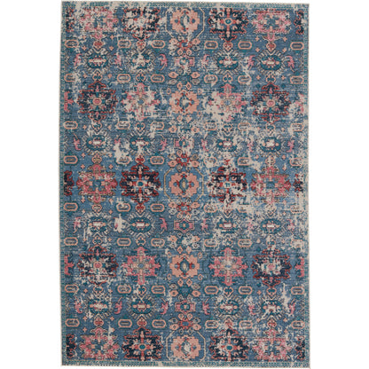 Swoon SWO10 Indoor/Outdoor Rug by Jaipur Living in blue, pink. Made from unique in a unique style.