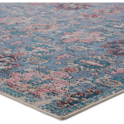 Swoon SWO10 Indoor/Outdoor Rug by Jaipur Living in blue, pink. Made from unique in a unique style.