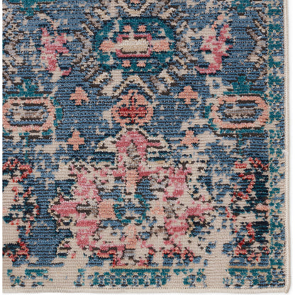 Swoon SWO10 Indoor/Outdoor Rug by Jaipur Living in blue, pink. Made from unique in a unique style.