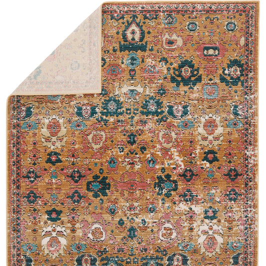 Swoon SWO17 Indoor/Outdoor Rug by Jaipur Living in pink, gold. Made from unique in a unique style.