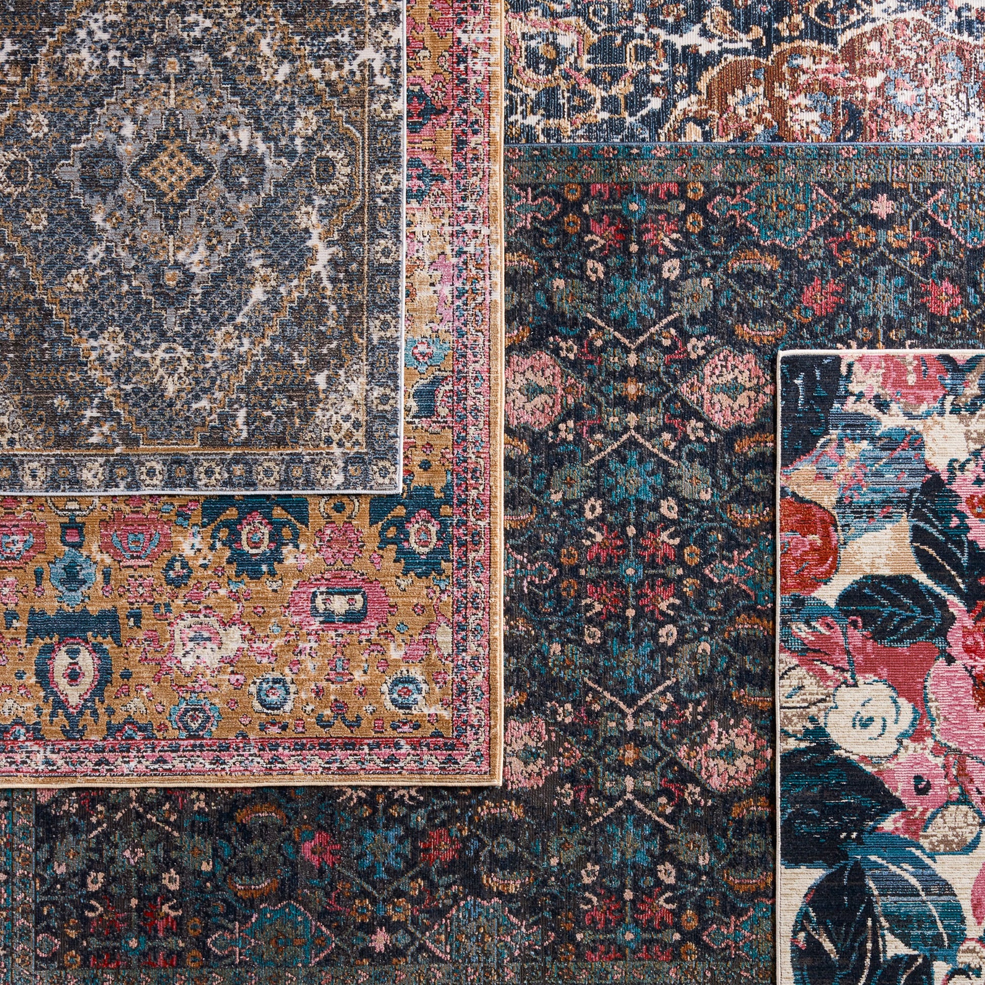 Swoon SWO17 Indoor/Outdoor Rug by Jaipur Living in pink, gold. Made from unique in a unique style.