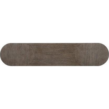 Modern Mood Console Table by Hooker Furniture. Made from oak veneers, metal in a modern style.