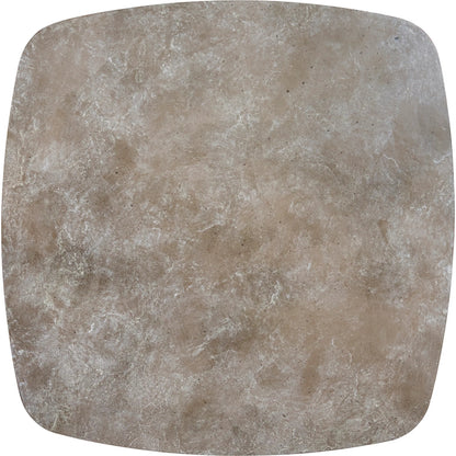 Monroe Side Table by Bernhardt in brown. Made from wood, stone in a unique style.