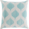 Mint, Ivory / Down Feather / 18" x 18"
