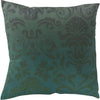 Emerald, Kelly Green, Teal / Down Feather / 18" x 18"