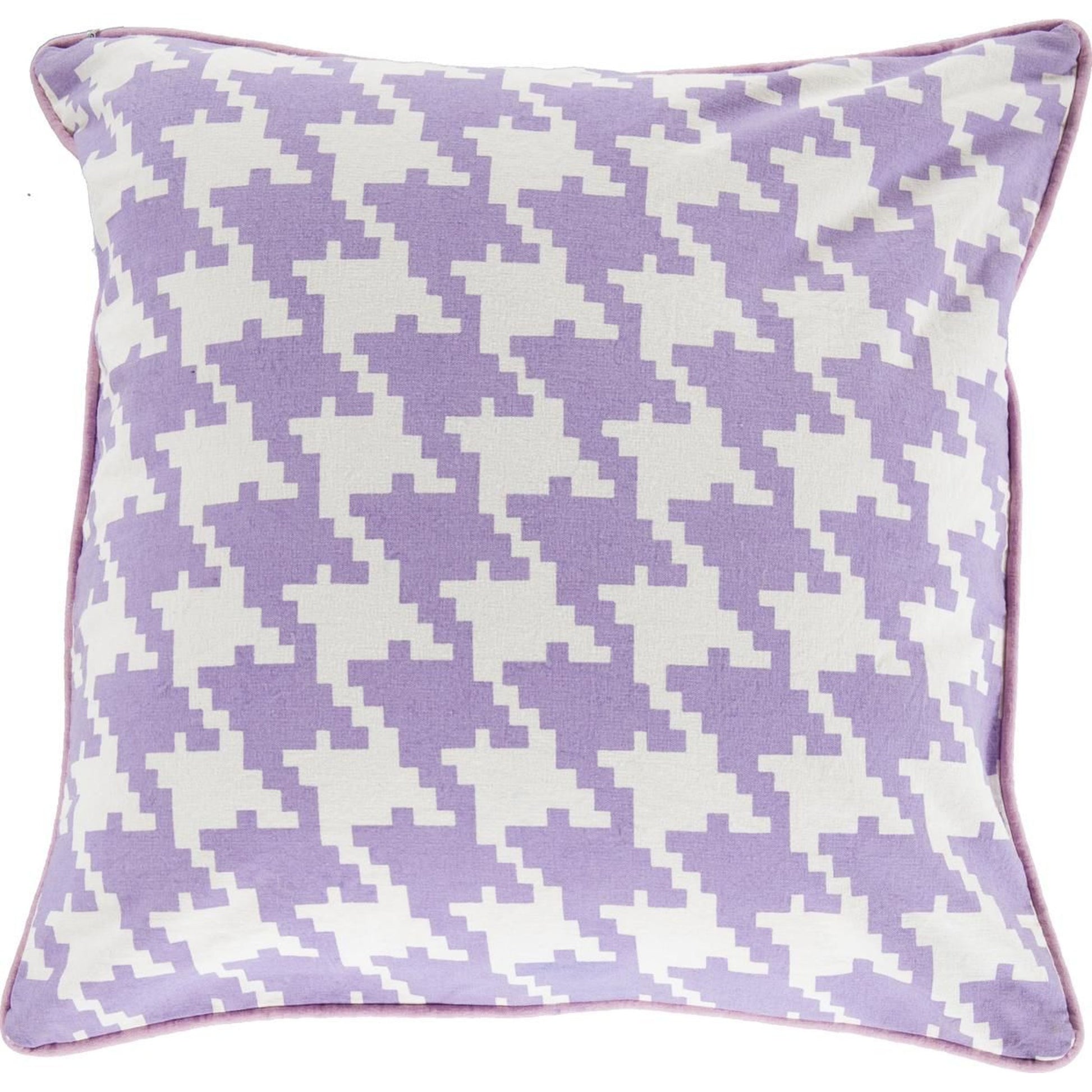 Houndstooth Pillow - 13268 by Surya. Made from 100% cotton in a modern style.