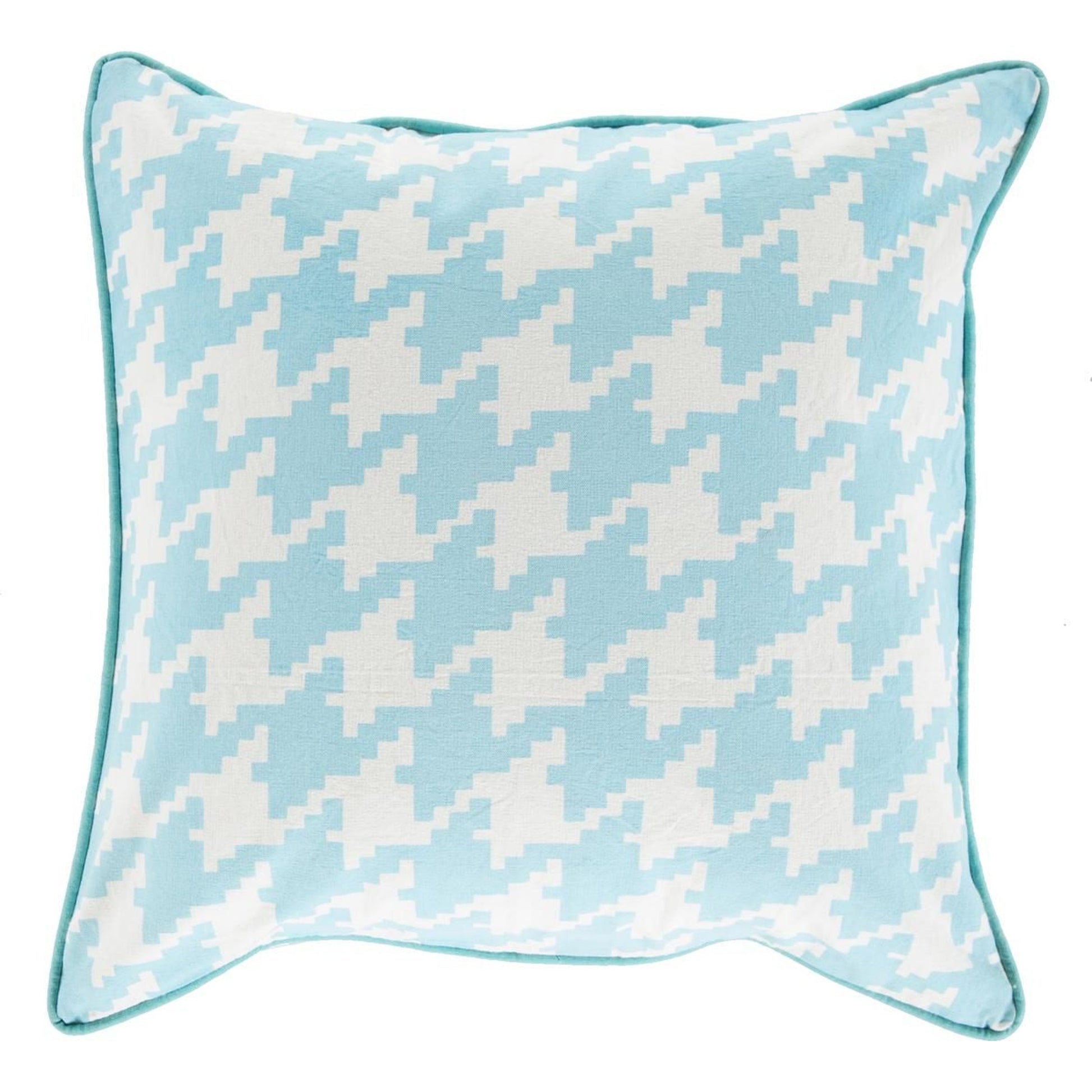 Houndstooth Pillow - 13268 by Surya. Made from 100% cotton in a modern style.