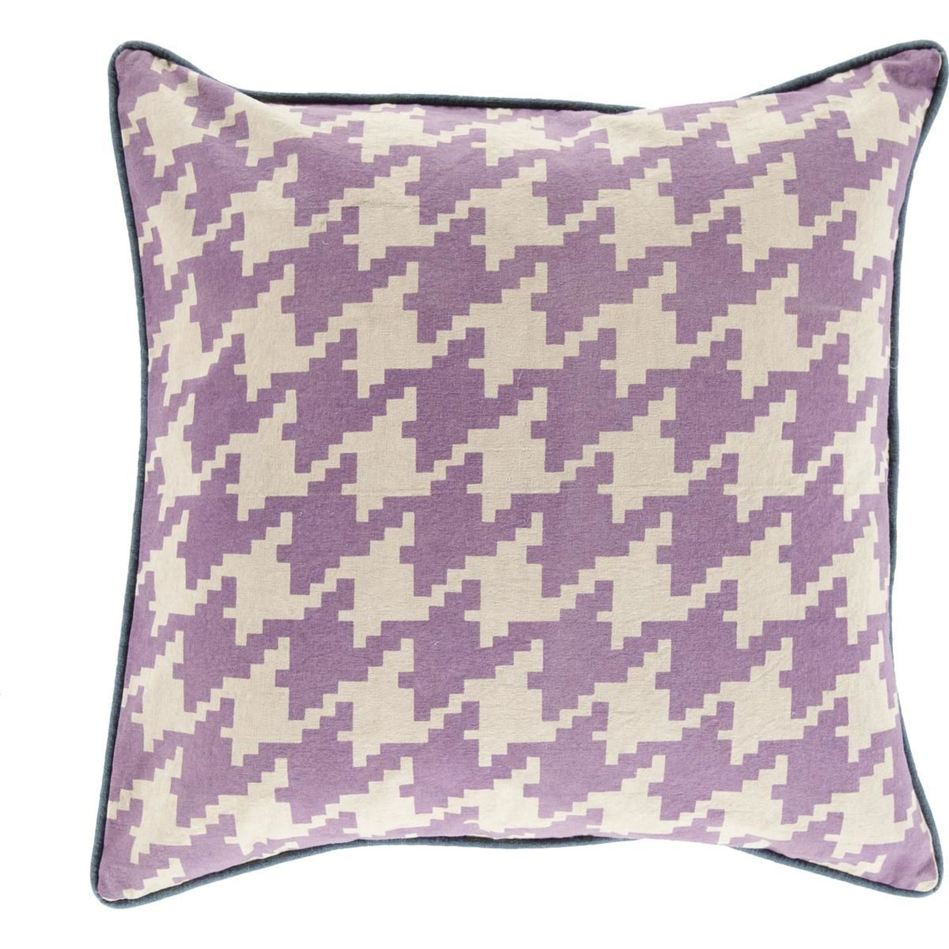 Houndstooth Pillow - 13268 by Surya. Made from 100% cotton in a modern style.
