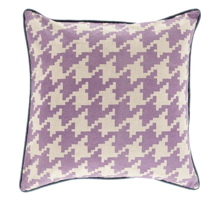 Houndstooth Pillow - 13268 by Surya. Made from 100% cotton in a modern style.