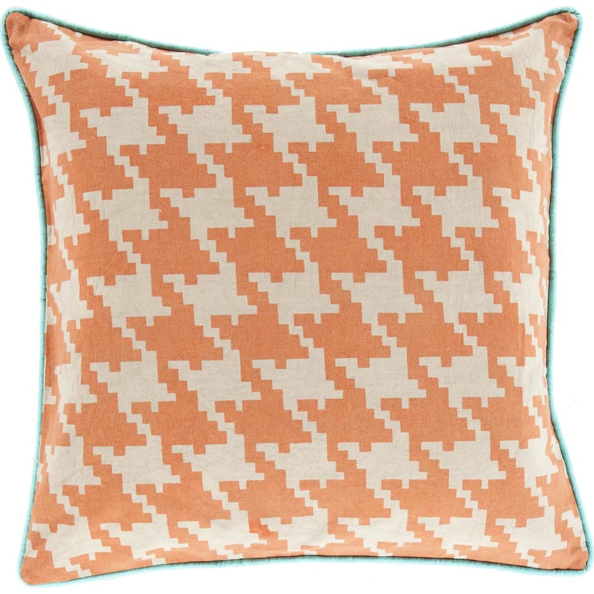 Houndstooth Pillow - 13268 by Surya. Made from 100% cotton in a modern style.