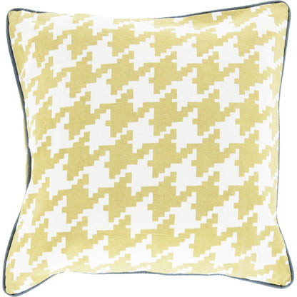 Houndstooth Pillow - 13268 by Surya. Made from 100% cotton in a modern style.