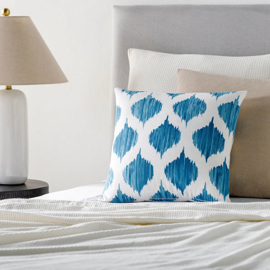 Ogee Pillow - 25354 by Livabliss. Made from 100% cotton in a modern style.