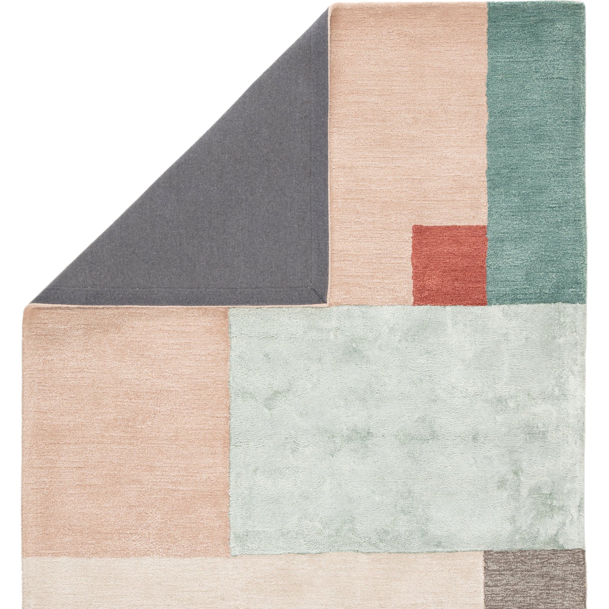 Syntax SYN04 Rug by Jaipur Living in pink, red. Made from 61% viscose, 39% wool in a unique style.