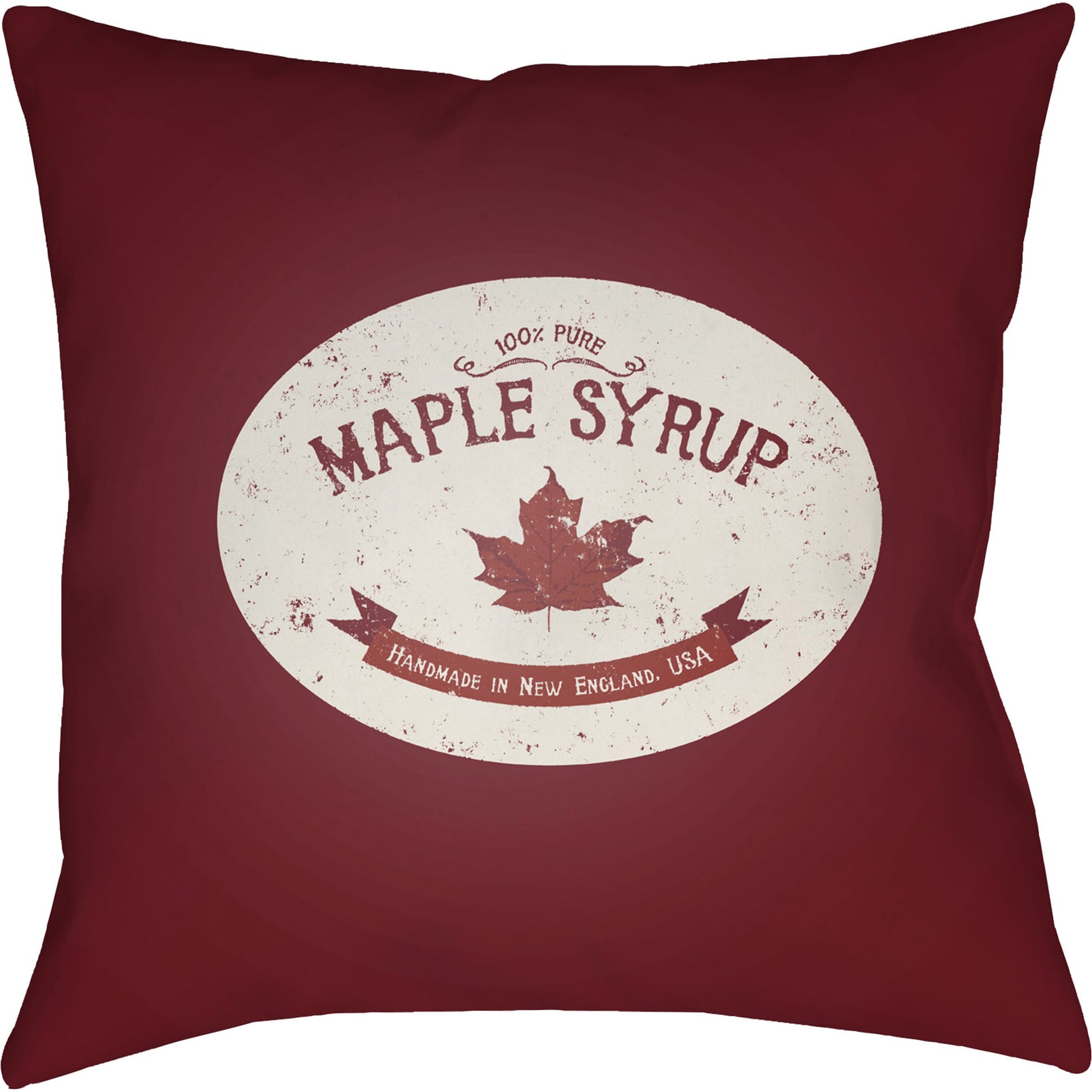 Maple Syrup Pillow - 19685 by Livabliss. Made from front: 100% polyester, back: 100% polyester in a traditional style.