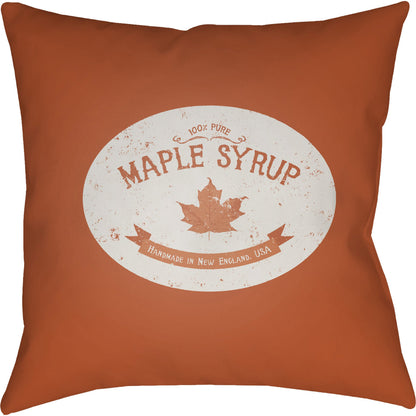 Maple Syrup Pillow - 19685 by Livabliss. Made from front: 100% polyester, back: 100% polyester in a traditional style.