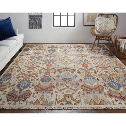 Leylan Transitional Ikat Rug - 0563F by Feizy. Made from unique in a unique style.