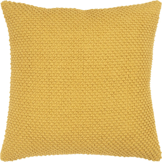 Topeka Pillow by HedgeApple Essentials in gold, yellow. Made from cotton in a unique style.