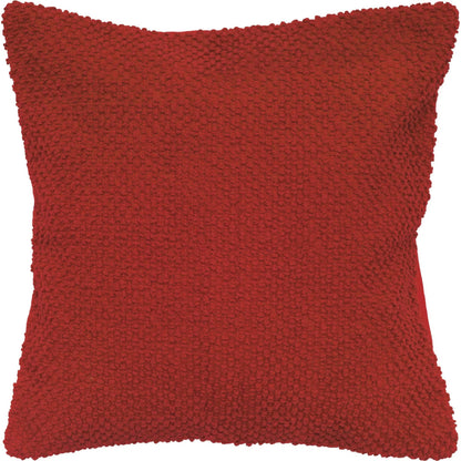 Aubry Pillow by HedgeApple Essentials in red. Made from cotton in a modern style.