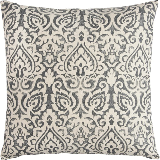 Frederick Pillow by HedgeApple Essentials in gray, neutral. Made from cotton burlap in a unique style.