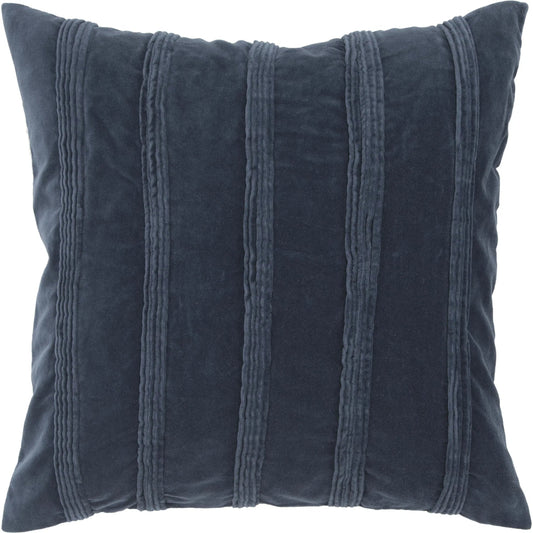 Larimer Pillow by HedgeApple Essentials in navy. Made from cotton, polyester in a unique style.