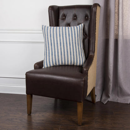 Portsmouth Pillow by HedgeApple Essentials in blue. Made from cotton in a eclectic & global style.