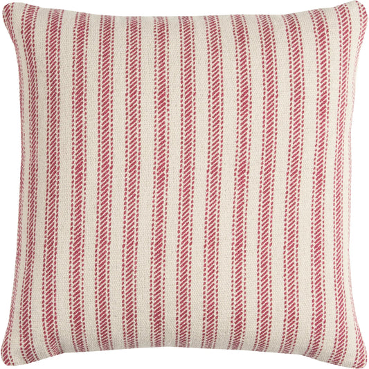 Ventura Pillow by HedgeApple Essentials in neutral, red. Made from cotton in a unique style.