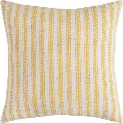 Racine Pillow by HedgeApple Essentials in neutral, yellow. Made from cotton in a eclectic & global style.