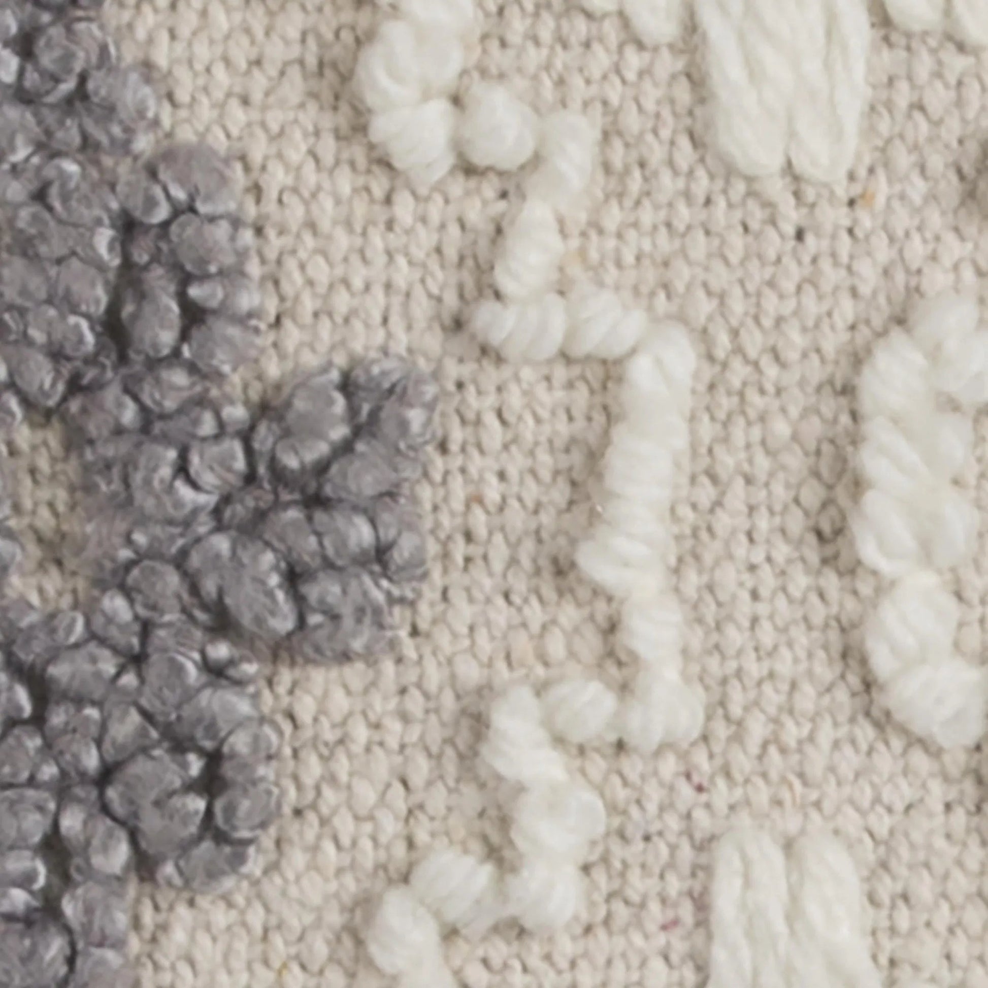 Alcona Pillow by HedgeApple Essentials in neutral, blue. Made from polyester, cotton canvas (recyceld) in a rustic style.