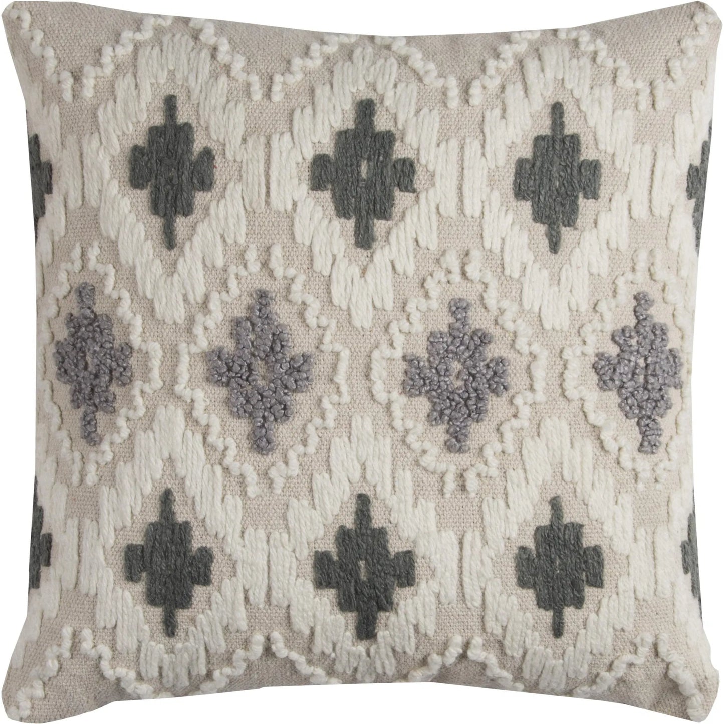 001 SI-2438852 | Primary Silo | Alcona Pillow by HedgeApple Essentials in neutral, blue. Made from polyester, cotton canvas (recyceld) in a rustic style.