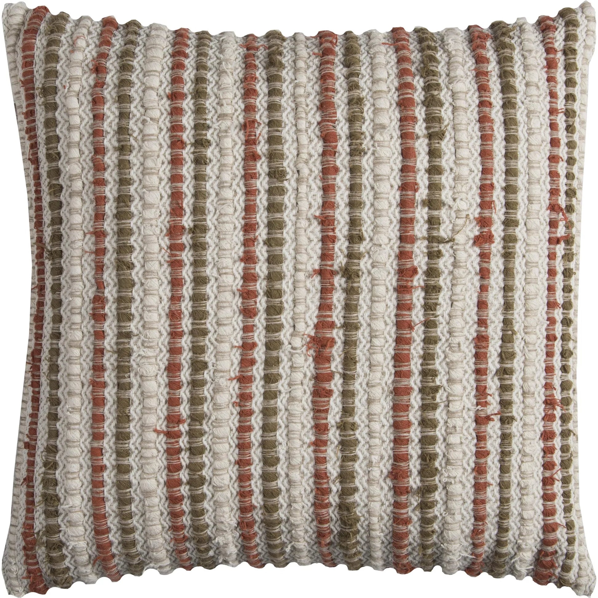 Travis Pillow by HedgeApple Essentials in brown, rust. Made from polyester, cotton woven in a eclectic & global style.