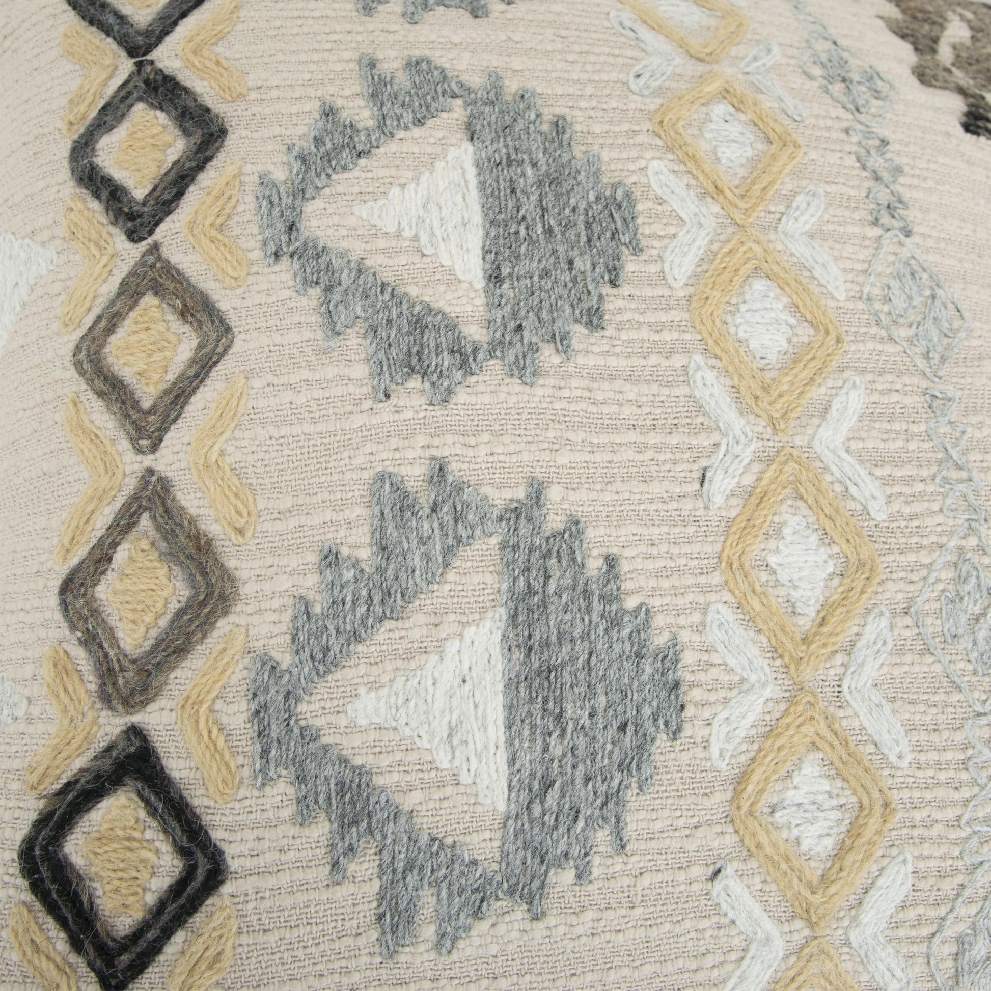 Bowcreek Pillow by HedgeApple Essentials in natural. Made from polyester, cotton in a rustic style.