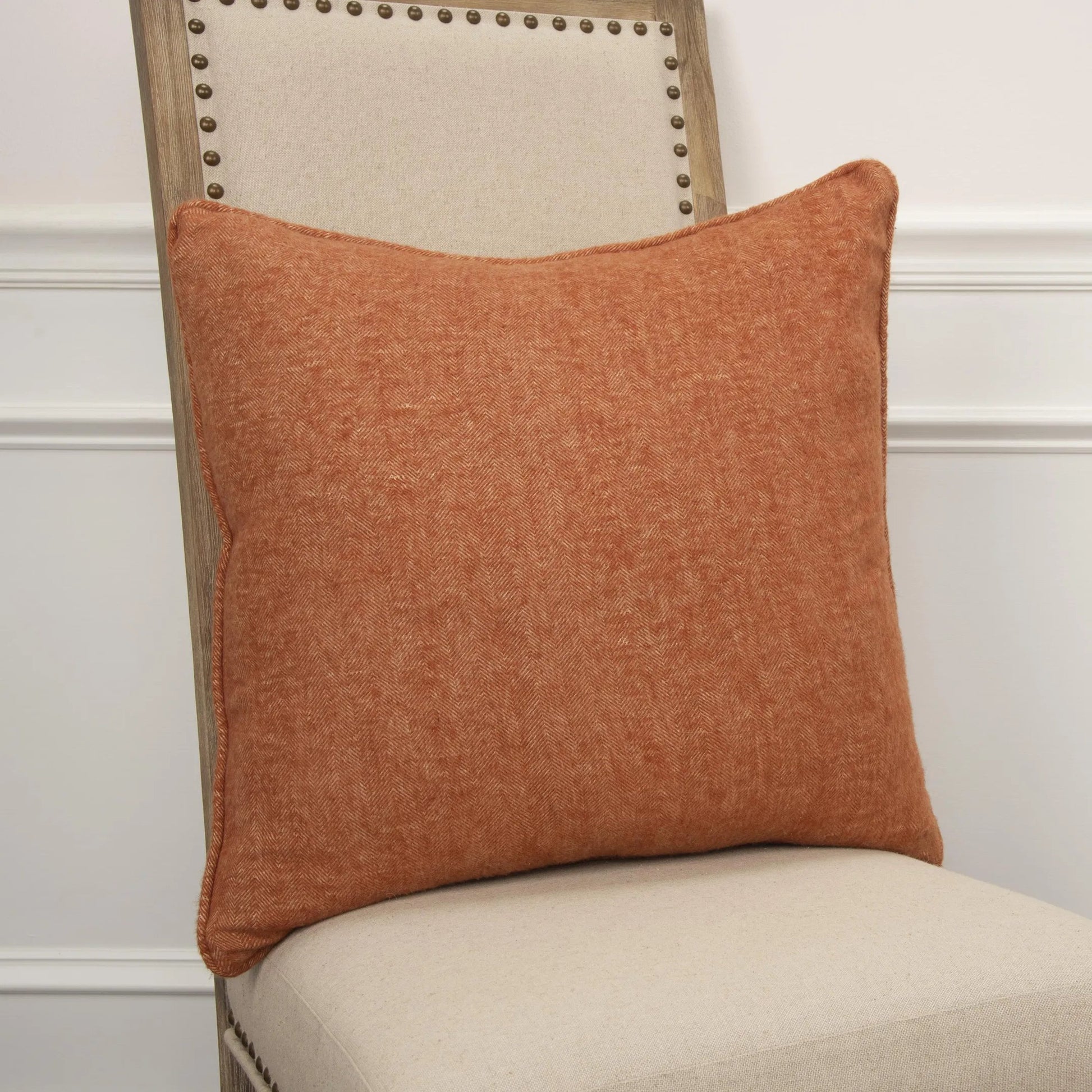 Harrisonburg Pillow by HedgeApple Essentials in orange. Made from polyester in a transitional style.