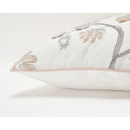 Baxter Pillow by HedgeApple Essentials in beige, blush, grey, white. Made from cotton in a traditional style.