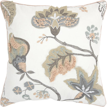 Baxter Pillow by HedgeApple Essentials in beige, blush, grey, white. Made from cotton in a traditional style.