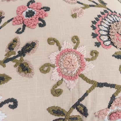 Butte Pillow by HedgeApple Essentials in blush. Made from polyester, cotton in a transitional style.