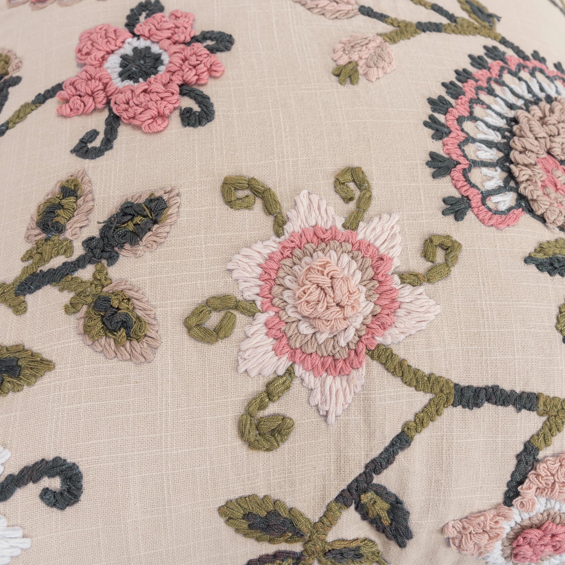 Butte Pillow by HedgeApple Essentials in blush. Made from polyester, cotton in a transitional style.