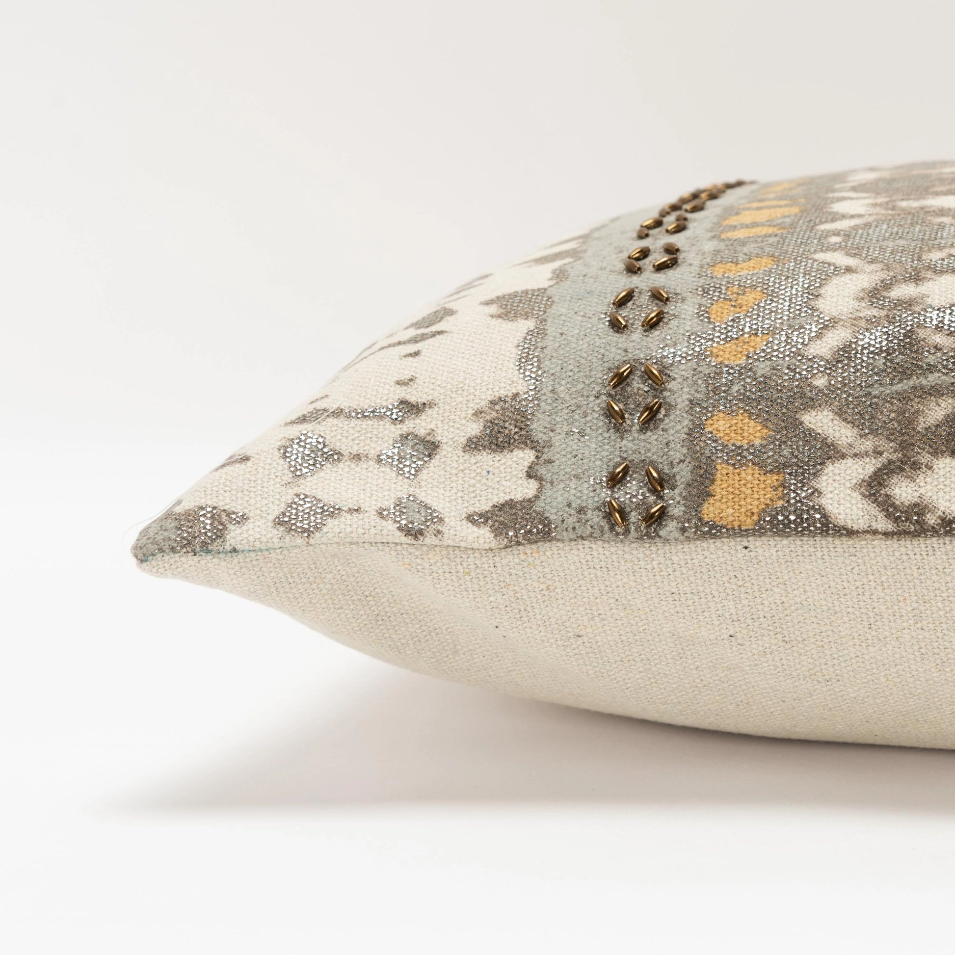 Keystone Pillow by HedgeApple Essentials in gray. Made from unique in a rustic style.
