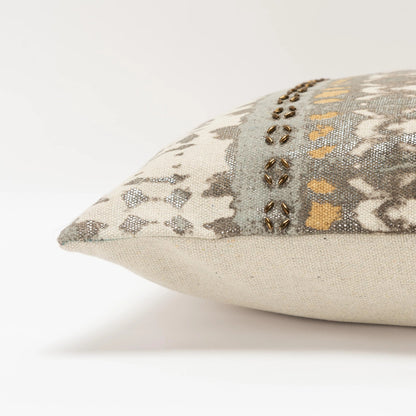 Keystone Pillow by HedgeApple Essentials in gray. Made from unique in a rustic style.
