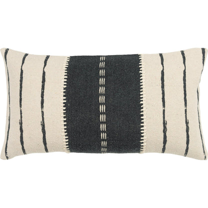 Turkey Pillow by HedgeApple Essentials in black, ivory. Made from cotton canvas in a eclectic & global style.