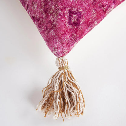 Yavapai Pillow by HedgeApple Essentials in pink. Made from unique in a eclectic & global style.