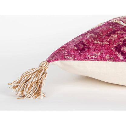 Yavapai Pillow by HedgeApple Essentials in pink. Made from unique in a eclectic & global style.