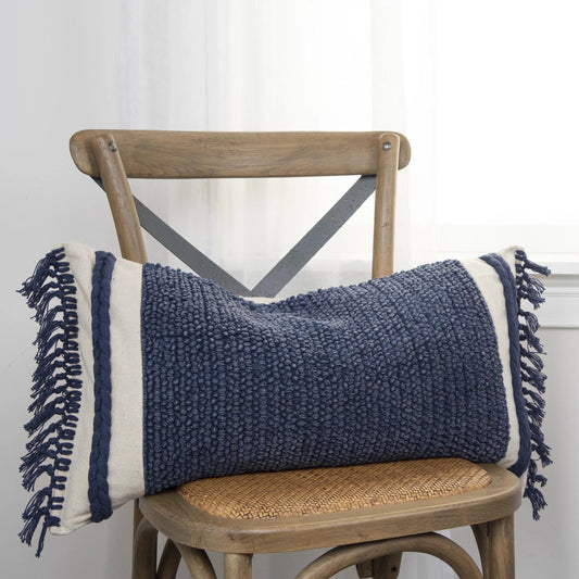 Palestine Pillow by HedgeApple Essentials in blue. Made from polyester, cotton canvas (recyceld) in a unique style.