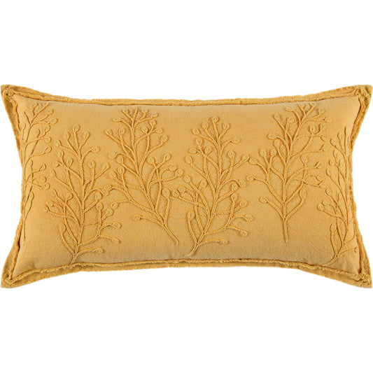 Casey Pillow by HedgeApple Essentials in gold, yellow. Made from cotton in a unique style.