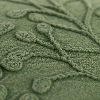 Stateline Pillow by HedgeApple Essentials in green. Made from cotton in a eclectic & global style.