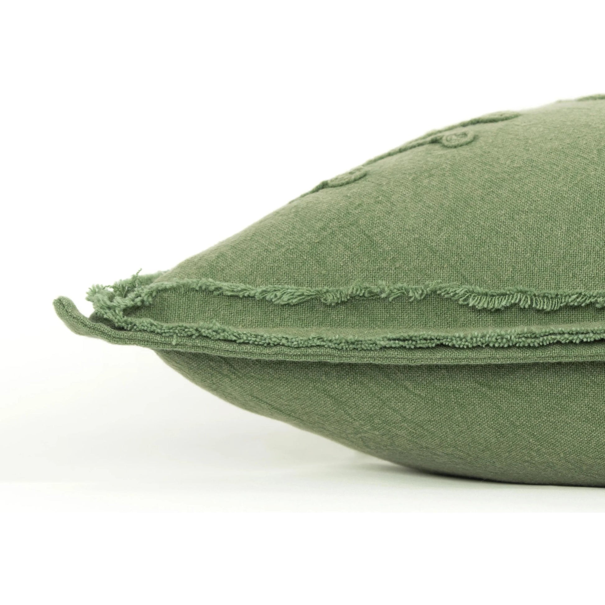 Stateline Pillow by HedgeApple Essentials in green. Made from cotton in a eclectic & global style.